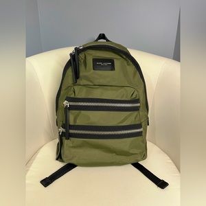 MARC JACOBS Green Nylon Backpack
